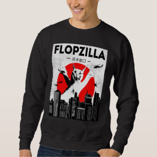 Moletom Catzilla big floppa meme Flopzilla Caracal Cat