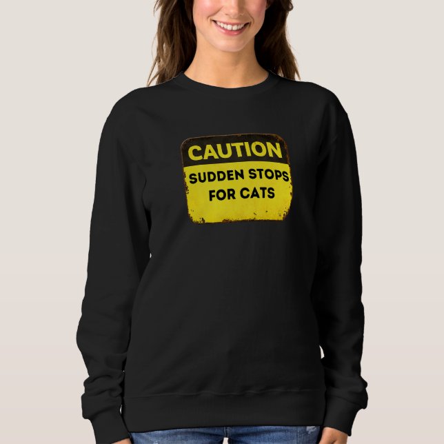Moletom Cautela Súbita Para Gatos (Frente)