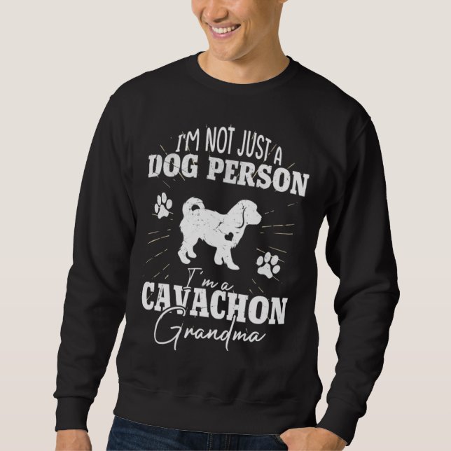 Moletom Cavachon Dog Grandma  Women Dog Mom  Mother s Day (Frente)