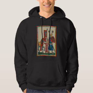 Moletom Cavaleiro e Esquadrão, Arte Medieval do Século 14