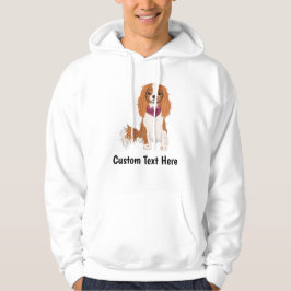 Moletom Cavaleiro Personalizado Rei Charles Spaniel Hoodie