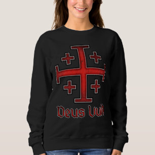 Moletom Cavaleiro Templário de Jerusalém Cruz Cristã