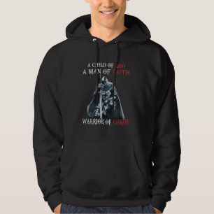 Moletom Cavaleiro Templário Eu Sou Um Homem De Fé Um Guerr