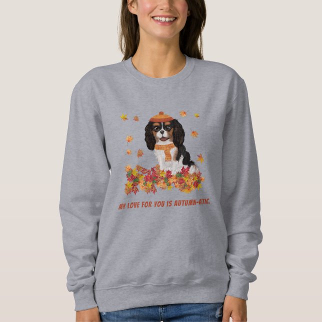 Moletom Cavaleiro Triplo Personalizado    SpanielSweats (Frente)
