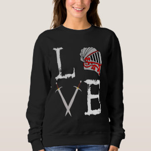 Moletom Cavaleiros Adoram Templar Carrossel Helmet Medieva