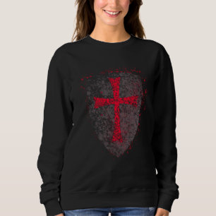 Moletom Cavaleiros Cruzados Templários Cruz Cruzado Abatid