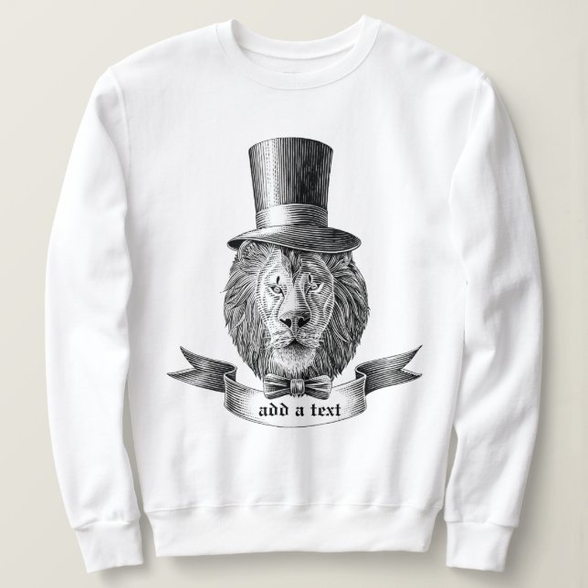 Moletom Cavalheiros Lion (Frente do Design)