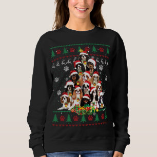 Moletom Cavalier King Charles Spaniel Árvore de Natal Ugly