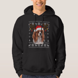 Moletom Cavalier King Charles Spaniel Christmas Reindeer P