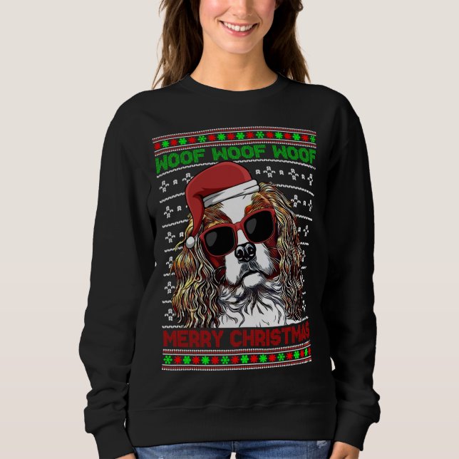 Moletom Cavalier King Charles Spaniel Dog Feliz Chris (Frente)