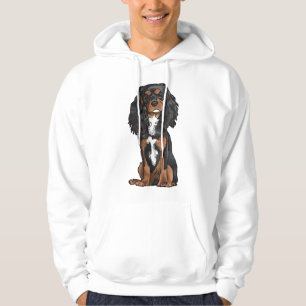 Moletom Cavalier King Charles Spaniel - Negro e Tan