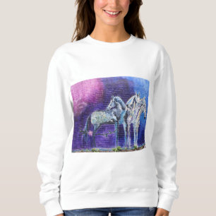 Moletom Cavalo azul