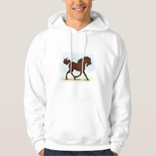 Moletom Cavalo castanho equestre