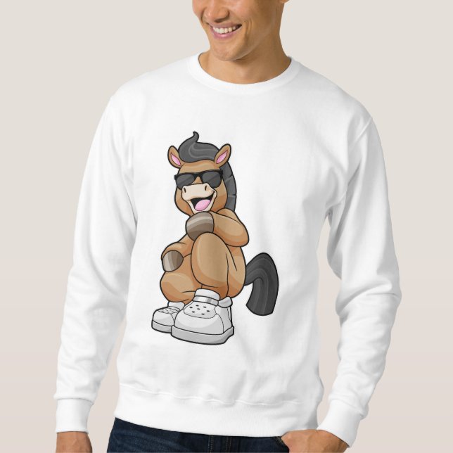 Moletom Cavalo com grandes Calçados (Frente)