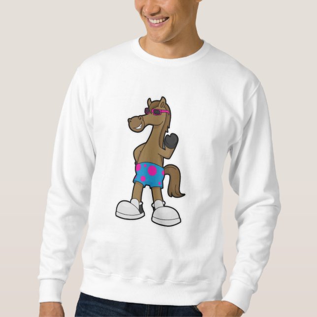 Moletom Cavalo com Óculos de Sol (Frente)