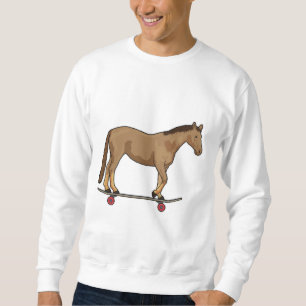 Moletom Cavalo como Patinador em skate