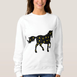 Moletom Cavalo Cósmico Estrelas Espaciais Design – Zodíaco