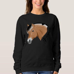 Moletom Cavalo De Fjord Norueguês Para Fjords Dark Rider