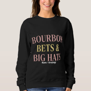 Moletom Cavalo do Retro Social Club Bourbon Bets & Big Hat