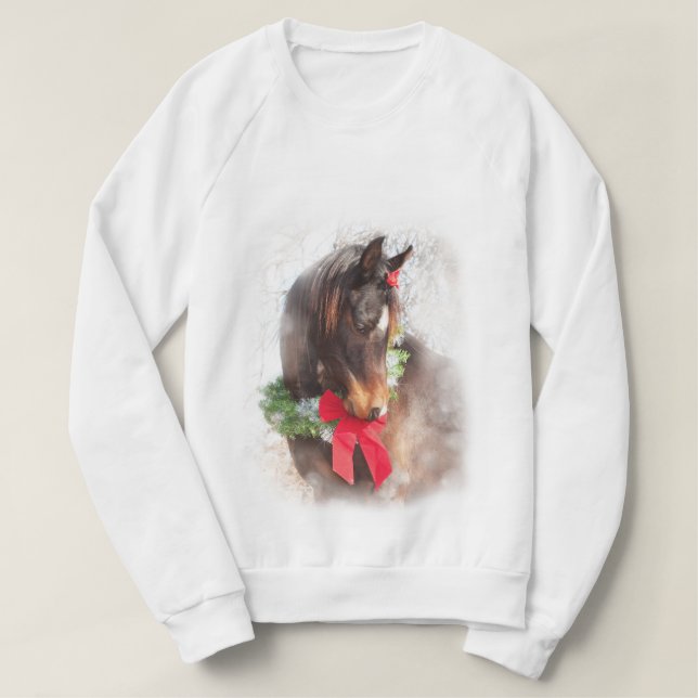 Moletom Cavalo doce do Natal (Frente do Design)