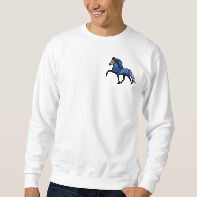 Moletom Cavalo Islandês Stary Night (Frente)