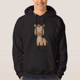 Moletom Cavalo Marrom Fofo