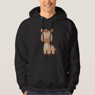 Moletom Cavalo Marrom Fofo
