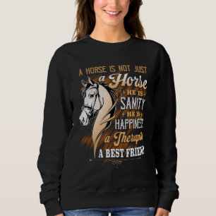 Moletom Cavalo Não É Apenas Equestriano Cavalo e Cavalo