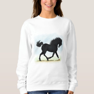 Moletom Cavalo Negro com Estrela e Meia (Beleza Negra)