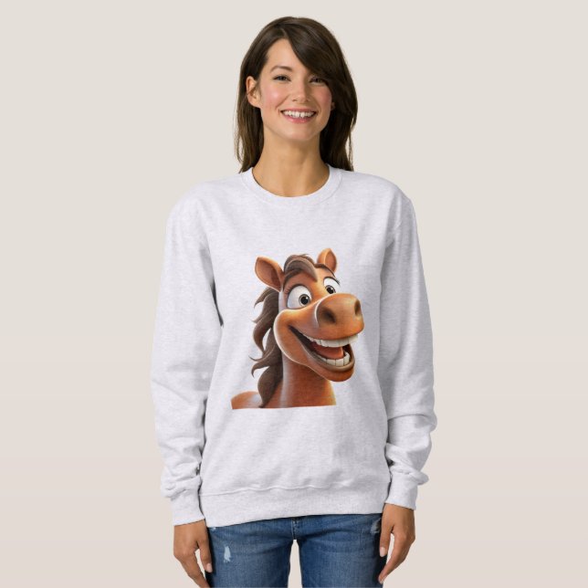 Moletom Cavalo sorridente (Frente Completa)