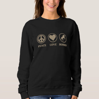 Moletom Cavalos de Paz e Amor