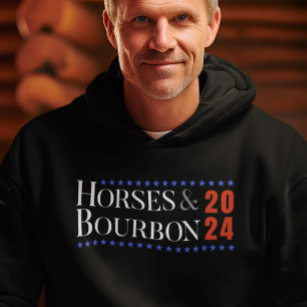 Moletom Cavalos e Bourbon 2024 Diversão da Eleição Eque