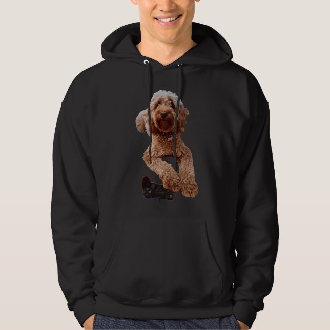 Moletom Cavapoo Cachorro Cachorro Gaming Rei Charles Spa (Frente)