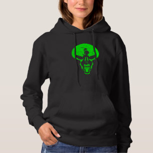 Moletom Caveira alienígena - Alienígena Verde Assustadora