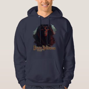 Moletom Caveira da Morte no Halloween Arte Assustadora