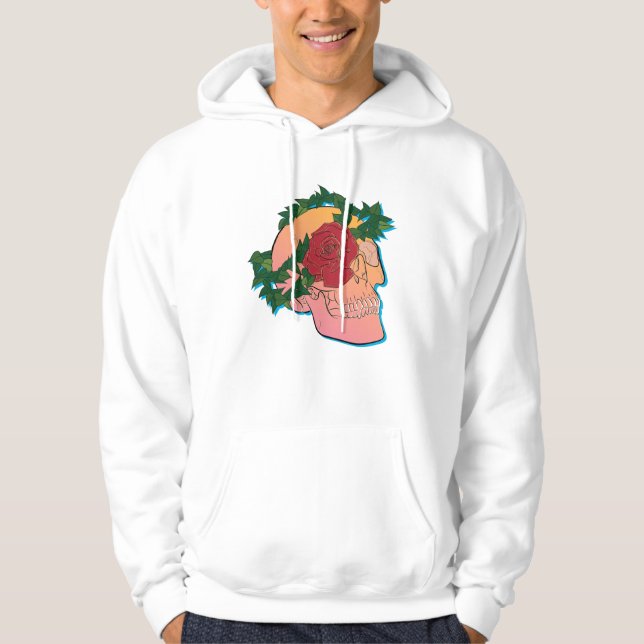 Moletom Caveira e Rosa (Frente)