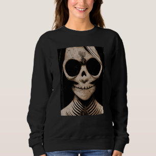Moletom Caveira grunge sorriso assustador grunge gótico
