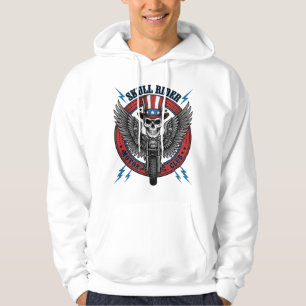 Moletom Caveira Patriótica Moto Águia Vintage