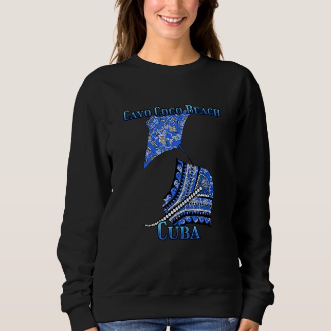 Moletom Cayo Coco Beach Tribal Stingray (Frente)