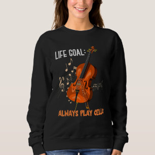 Moletom Cel da Orquestra Cello Cellist do Life Goal