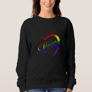 Moletom Celebrar Orgulho Com Amor Orgulho Lgbt Arco-Íris M
