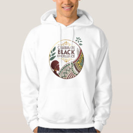 Moletom Celebrate Black Excellence – hoodie Gold & Black