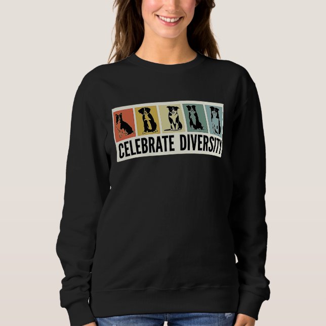 Moletom Celebrate Diversity Border Collie For Men Border C (Frente)