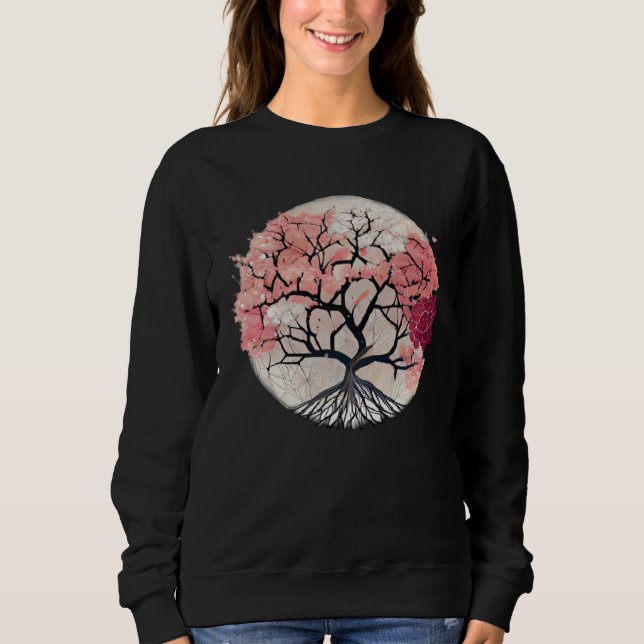 Moletom Celebrate Renewal and Growth with Blossoming Tree  (Frente)