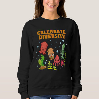 Moletom Celebre a Diversidade  Polvo    Choco Lula