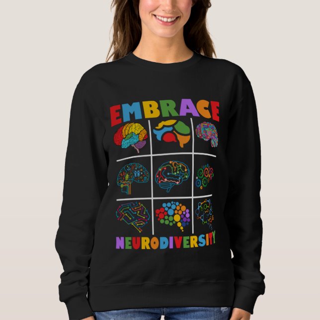 Moletom Celebre O Espectro Abrace a Neurodiversidade Autis (Frente)