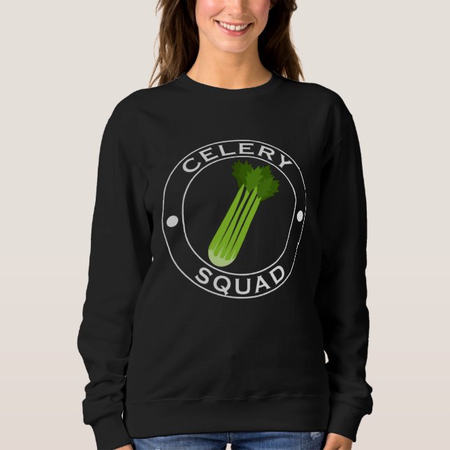 Moletom Celery Squad Ironic Saying Team Leek Vegetables (Frente)
