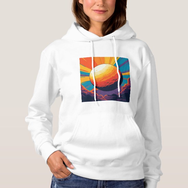 Moletom Celestial Sunset Women’s T-Shirt Hoodie (Frente)