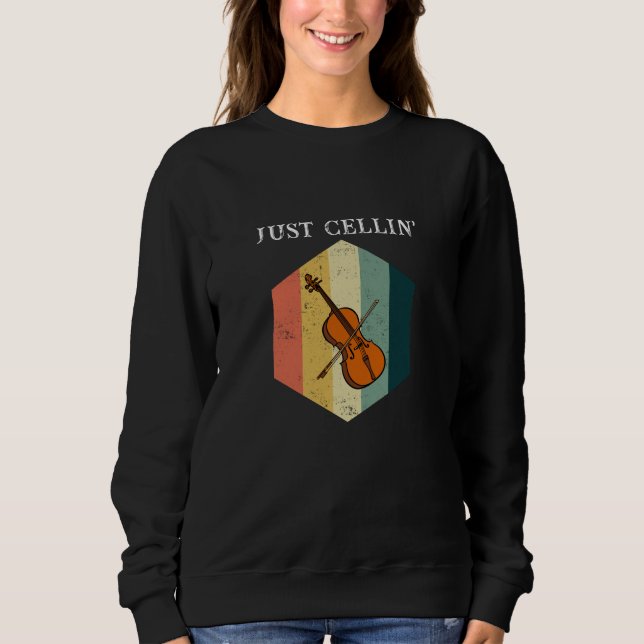Moletom Cello Apenas Cellin Design para Cellists (Frente)