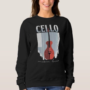 Moletom Cello Music Cellist Músico Cello Player Orchest